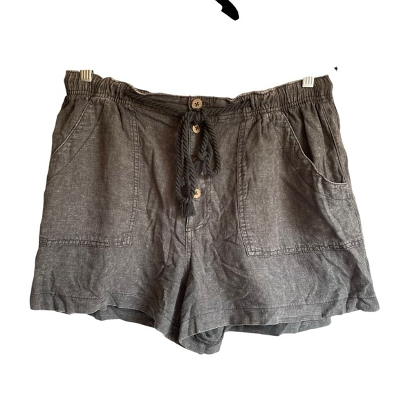 Free People Westmoreland Linen Pull On Shorts - Picture 5 of 9